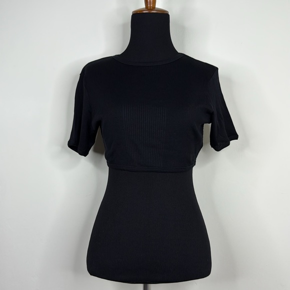 LOULOU STUDIO Black Adas T-Shirt S - Picture 4 of 12